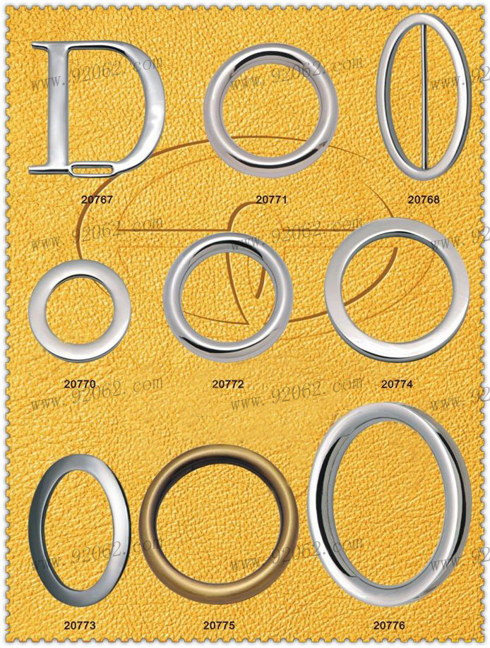 Polished Gold Zinc O Rings Provided By 92062 Accessories 