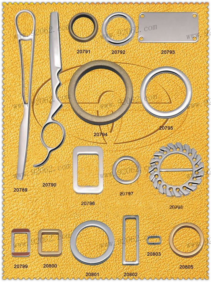 Brushed Gold Zinc O Rings Provided By 92062 Accessories 