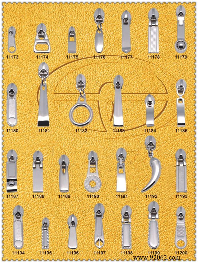 Photo  Of Metal zipper Pulls Provided By 92062
