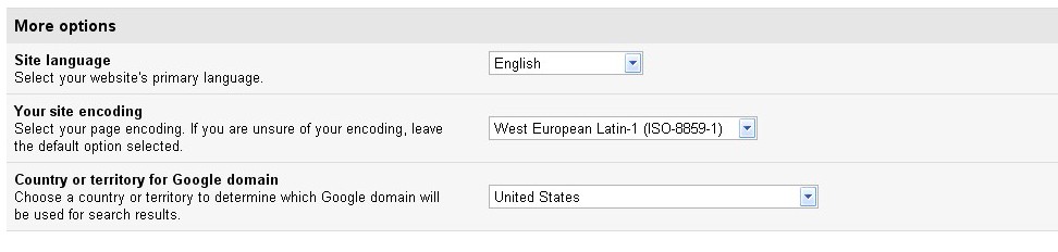 Customized Google In English in this way